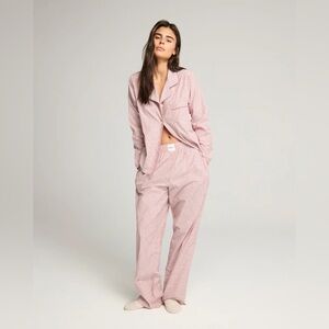 Nudea The Classic PJ Set - Mulberry Stripe